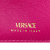 Versace AB Versace Pink Dark Pink Calf Leather La Medusa Quilted Wallet Italy