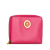 Versace B Versace Pink Dark Pink Calf Leather Medusa Small Wallet Italy