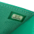 Chanel B Chanel Green Lambskin Leather Leather Classic Lambskin Wallet on Chain Italy