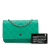 Chanel B Chanel Green Lambskin Leather Leather Classic Lambskin Wallet on Chain Italy