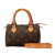 Louis Vuitton B Louis Vuitton Brown Monogram Canvas Canvas Monogram Nano Speedy Bandouliere France