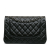 Chanel B Chanel Black Lambskin Leather Leather Jumbo Classic Lambskin Double Flap Italy