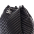 Chanel AB Chanel Black Calf Leather Chevron skin Urban Spirit Bucket Bag Italy