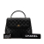 Chanel B Chanel Black Lambskin Leather Leather Lambskin Kelly Top Handle Italy