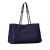 Bottega Veneta B Bottega Veneta Blue Dark Blue Calf Leather Large Intrecciato Double Chain Tote Italy