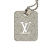 Louis Vuitton B Louis Vuitton Silver Brass Metal Pendentif Champs Elysees Necklace Switzerland