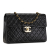 Chanel B Chanel Black Lambskin Leather Leather Maxi XL Classic Lambskin Single Flap France