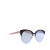 Christian Dior AB Dior Blue with Pink Resin Plastic Diorama Club Mirrored Sunglasses Italy