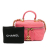 Chanel AB Chanel Pink Caviar Leather Leather Micro Caviar Chain Vanity Bag France