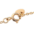 Fendi B Fendi Gold Gold Plated Metal F Is Fendi Crystal Logo Bracelet Italy