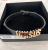 Versus Versace Choker Métallo + pele