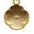 Chanel AB Chanel Gold Gold Plated Metal CC Medallion Clover Necklace France