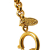 Chanel B Chanel Gold Gold Plated Metal CC Round Pendant Necklace France