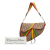 Christian Dior AB Dior Brown Beige Canvas Fabric Diorissimo Rasta Saddle Bag Italy