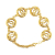 Chanel B Chanel Gold Gold Plated Metal CC Chain Bracelet France