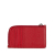 Prada AB Prada Red Saffiano Leather Fish Sketch Zipped Card Holder Italy