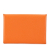 Hermès B Hermès Orange Calf Leather Epsom Calvi Card Holder France