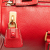 Prada B Prada Red Calf Leather Vitello Daino Boston Bag Italy