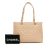 Chanel B Chanel Brown Light Beige Caviar Leather Leather Caviar Grand Shopping Tote Italy