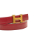 Hermès B Hermès Red Calf Leather Constance Reversible Belt France