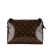 Louis Vuitton AB Louis Vuitton Brown PVC Plastic Monogram Glaze Messenger PM Italy