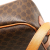 Celine B Celine Brown Coated Canvas Fabric Macadam Crossbody Italy