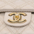 Chanel AB Chanel Brown Light Beige Calf Leather Medium CC skin Triptych Flap Italy