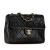 Chanel B Chanel Black Lambskin Leather Leather Mini Square Classic Lambskin Single Flap France