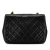 Chanel B Chanel Black Lambskin Leather Leather Mini Square Classic Lambskin Single Flap France