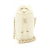 Chanel AB Chanel White Ivory Lambskin Leather Leather Micro Quilted Lambskin Drawstring Bucket Bag Italy