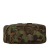 Versace AB Versace Green Olive Green with Brown Canvas Fabric Medusa Camouflage Print Clutch Bag Italy