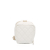 Chanel AB Chanel White Ivory Lambskin Leather Leather CC Cube Zip Wristlet Clutch France