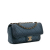 Chanel AB Chanel Blue Navy Calf Leather CC Quilted skin Ombre Flap Italy