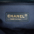 Chanel AB Chanel Blue Navy Calf Leather CC Quilted skin Ombre Flap Italy