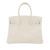 Hermès AB Hermès White Ivory Calf Leather Epsom Birkin Retourne 30 France