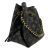 Louis Vuitton Bella Mahina Leather 2-Ways Bucket Bag Pouch Black