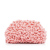 Bottega Veneta AB Bottega Veneta Pink Nylon Fabric Mini Chenille Pouch Italy