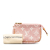 Louis Vuitton AB Louis Vuitton Pink Denim Fabric Micro Monogram Jacquard Pochette Accessoires France