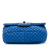 Chanel AB Chanel Blue Lambskin Leather Leather Mini Microquilted Lambskin Studded CC Flap France