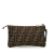 Fendi B Fendi Brown Canvas Fabric Zucca Wristlet Pouch Italy