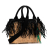 Prada AB Prada Brown Beige Rattan Natural Material Canapa Trimmed Feather Midollino Satchel Italy