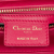 Christian Dior AB Dior Pink Hot Pink Lambskin Leather Leather Medium Lambskin Cannage Lady Dior Italy