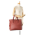 Bottega Veneta B Bottega Veneta Red Calf Leather Intrecciato Belt Strap Tote Bag Italy