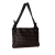 Bottega Veneta B Bottega Veneta Brown Dark Brown Calf Leather Intrecciato Shoulder Bag Italy