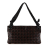 Bottega Veneta B Bottega Veneta Brown Dark Brown Calf Leather Intrecciato Shoulder Bag Italy