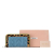 Miu Miu AB Miu Miu Blue Nappa Leather Leather Cavallino Leopard Print Nappa Matelasse Wallet Italy