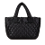 Chanel B Chanel Black Nylon Fabric Coco Cocoon Tote Bag Italy