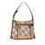 Burberry B Burberry Brown Beige with Gold Canvas Fabric Nova Check Shoulder Bag United Kingdom