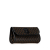 Celine B Celine Black with Brown Coated Canvas Fabric Macadam Clutch Italy