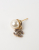 Chanel Coco Mark Faux Pearl Earrings